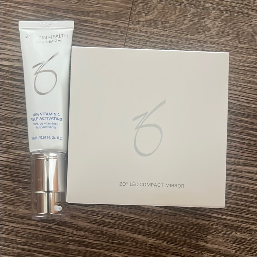 ZO Skin Health Vitamin C Serum and LED Compact Mirror
